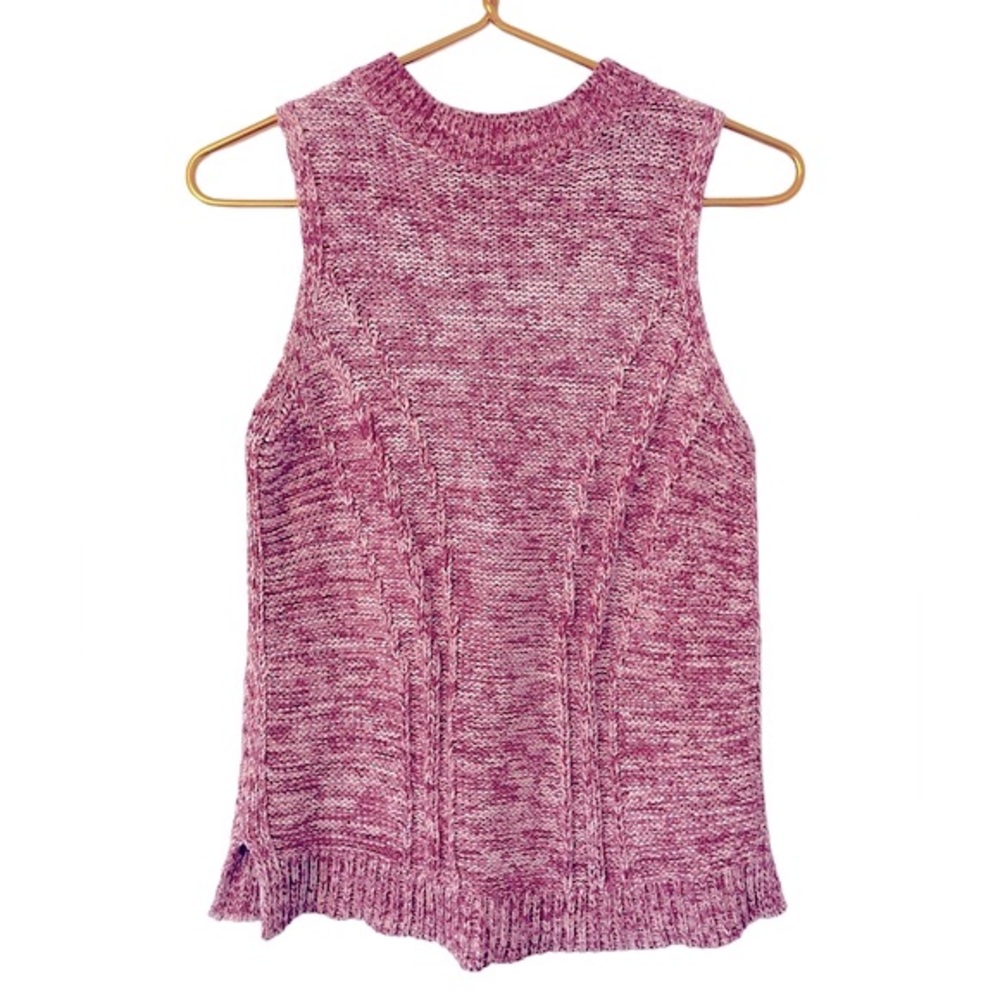 Loft Woman’s Heavy‎ Knitted Sleeveless Sweater, Size Small Petite